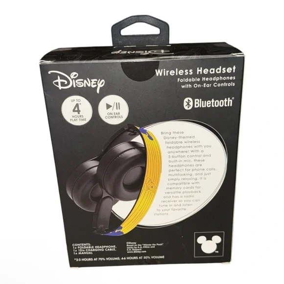 Winnie the Pooh Bluetooth Headphones NIB - Picture 3 of 4